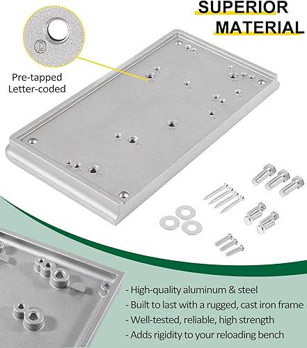Miniatura 3 de 9206 Shell Holder Accesorio Base Plate-3 9282 para prensas RCBS y todas las herramientas de equipo