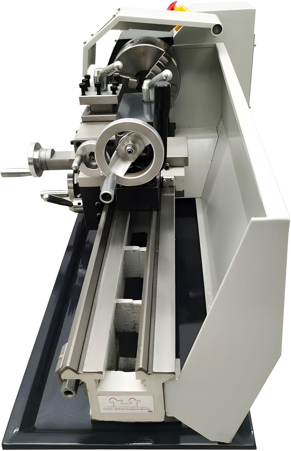 RC-210E Metal Lathe 8"x16" Precision Benchtop Lathe 50-2500rpm Variable Speed with 1100W Brushless Motor for Metal Wood Work Automatic Inch/Metric Conversion 110V