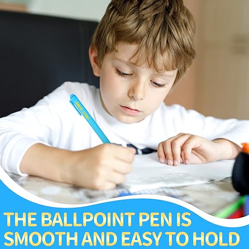 Miniatura 3 de Nuanchu 50 bolígrafos de baby shower para invitados, con texto en inglés "It's a Boy or Girl", retráctiles, regalos de baby shower, decoración de