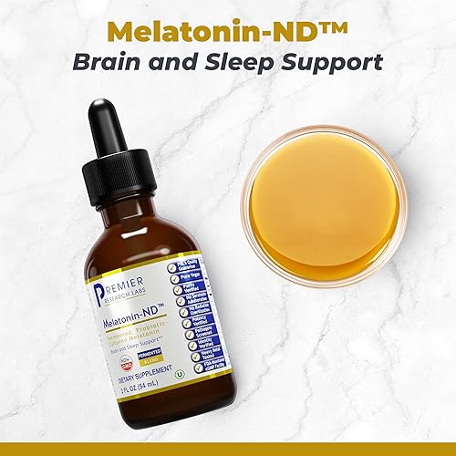 Miniatura 2 de Premier Research Labs Melatonina-ND - Melatonina cultivada con probióticos - Apoya el cerebro, el sueño y el sistema inmunológico - 2 onzas líquidas