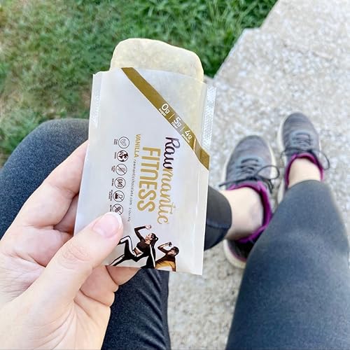 Miniatura 7 de Rawmantic Chocolate - Barras de proteína de chocolate blanco orgánico sabor a vainilla, 2.1 onzas (paquete de 12) - Barras de proteína keto - Barras