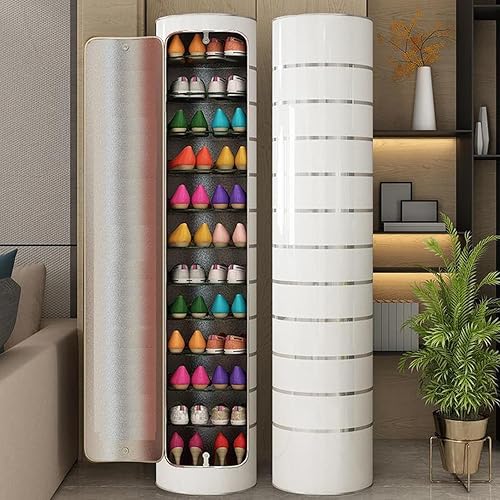 Zapatero giratorio giratorio para zapatos, zapatero giratorio en torre, zapatero giratorio vertical, rascador giratorio cilíndrico, zapatero angular