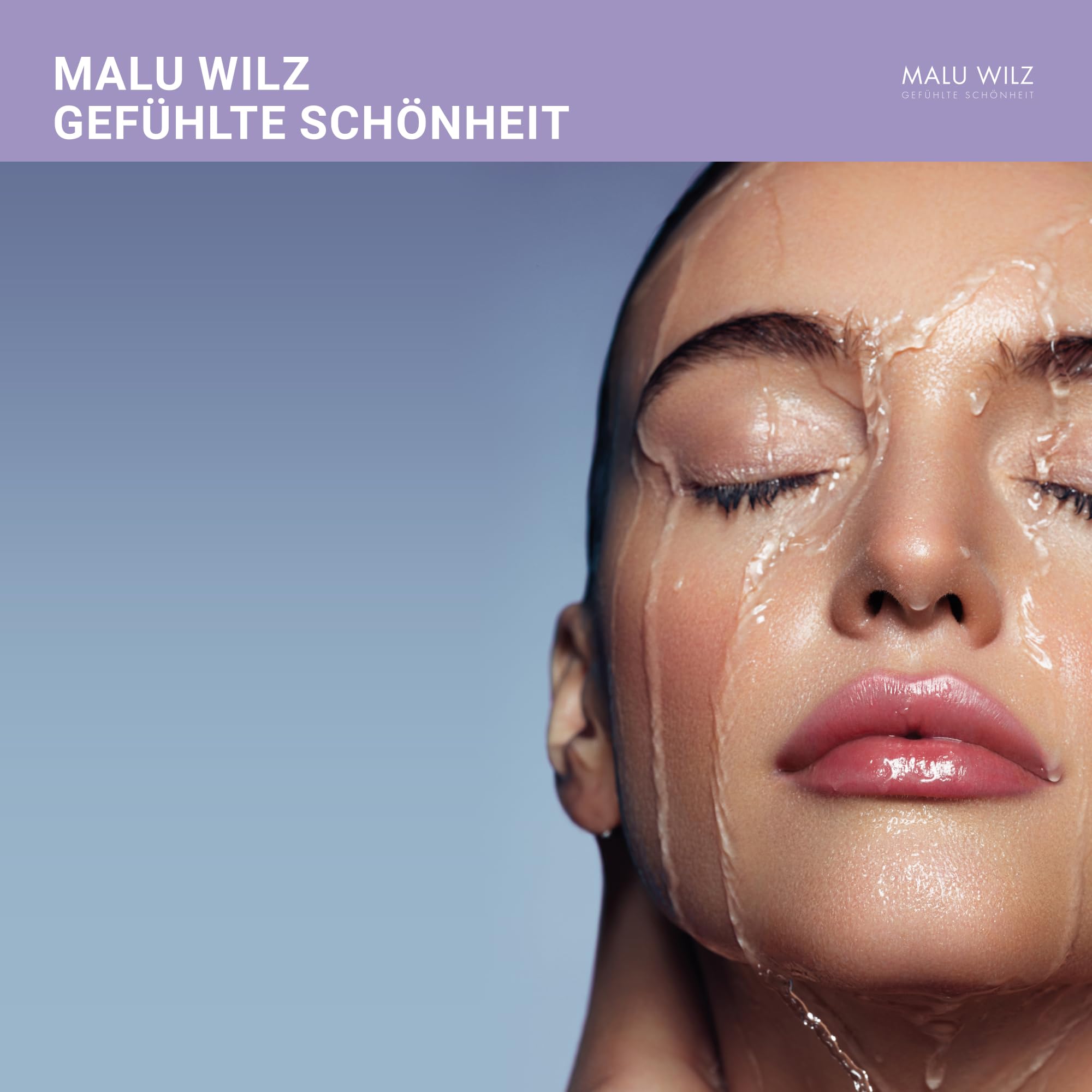 Malu Wilz Bundle Hyaluronic Active + Cream Soft 50ml + Eye Cream 15ml I Erfrischende Skincare Gesichtspflege-Creme & Augenpflege-Serum mit Hyaluron