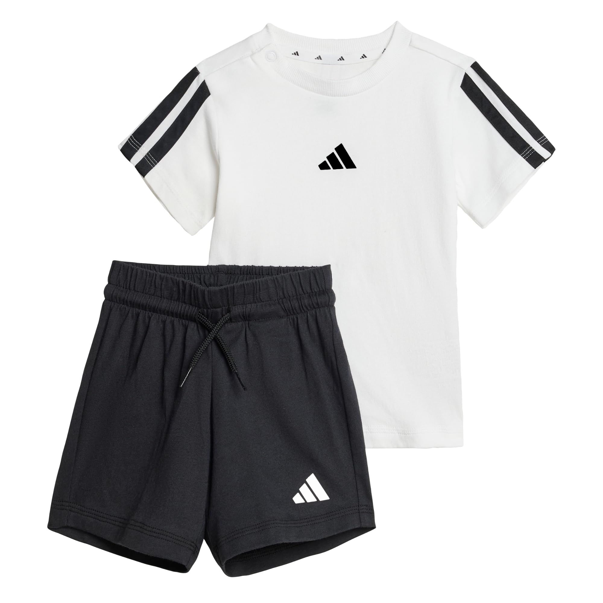 adidas Mixte bébé Essentials Set Track Suit, white/​black, 18-​24 Months