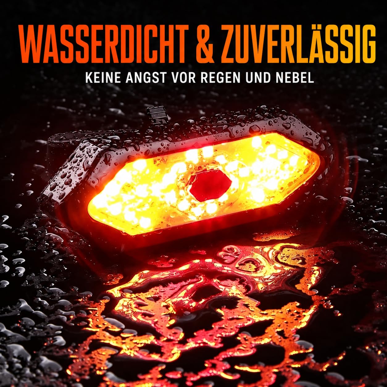 Blinker E Scooter,Fahrrad Rücklicht, Fahrrad Blinker,LED Fahrrad Hecklicht USB Wiederaufladbar mit Funkfernbedienung, Blinker für Fahrrad mit 120 dB Hupe, Wasserdicht, 5 Lichtmodi