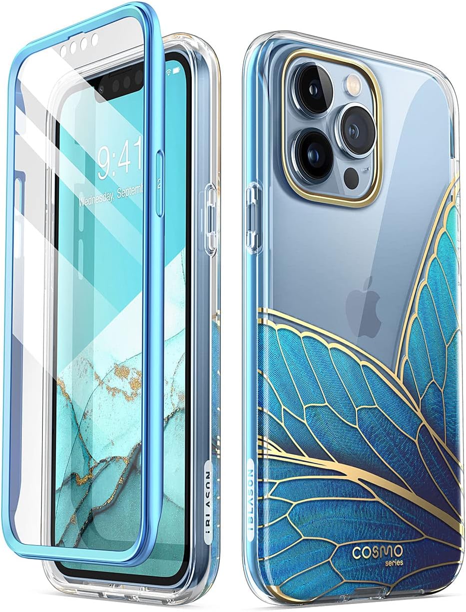 i-Blason Cosmo Protective Case for iPhone 13 Pro 5G (2021) 6.1 inch - Ocean Blue