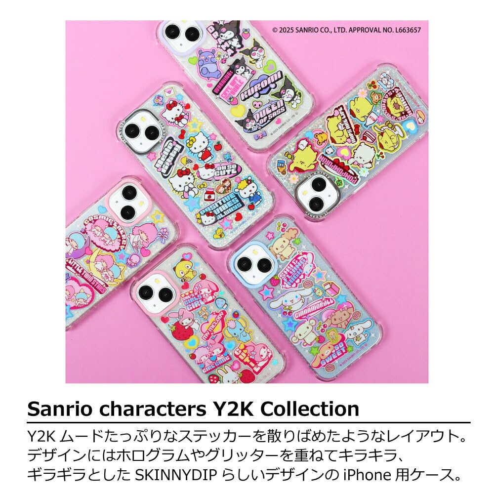 マイメロディ　スキニーディップ　iPhone16　ケース　ポーチ　ストラップ Amazon.co.jp: SKINNYDIP スキニーディップ スマホケース iPhone用
