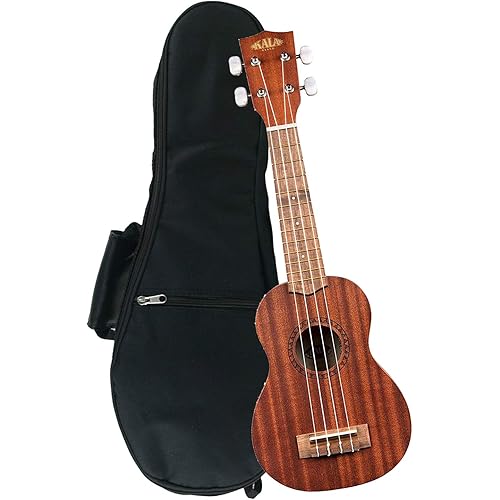 Kala KA-15S Mahogany Soprano Ukulele with Deluxe Gig Bag