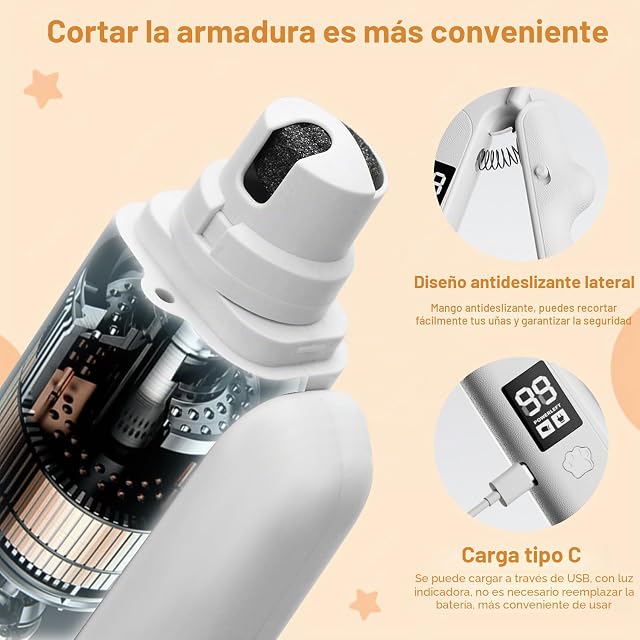 Foto 5 de 7 de Suevut Corta Uñas para Perro 2 en 1 con Luz LED y Lima