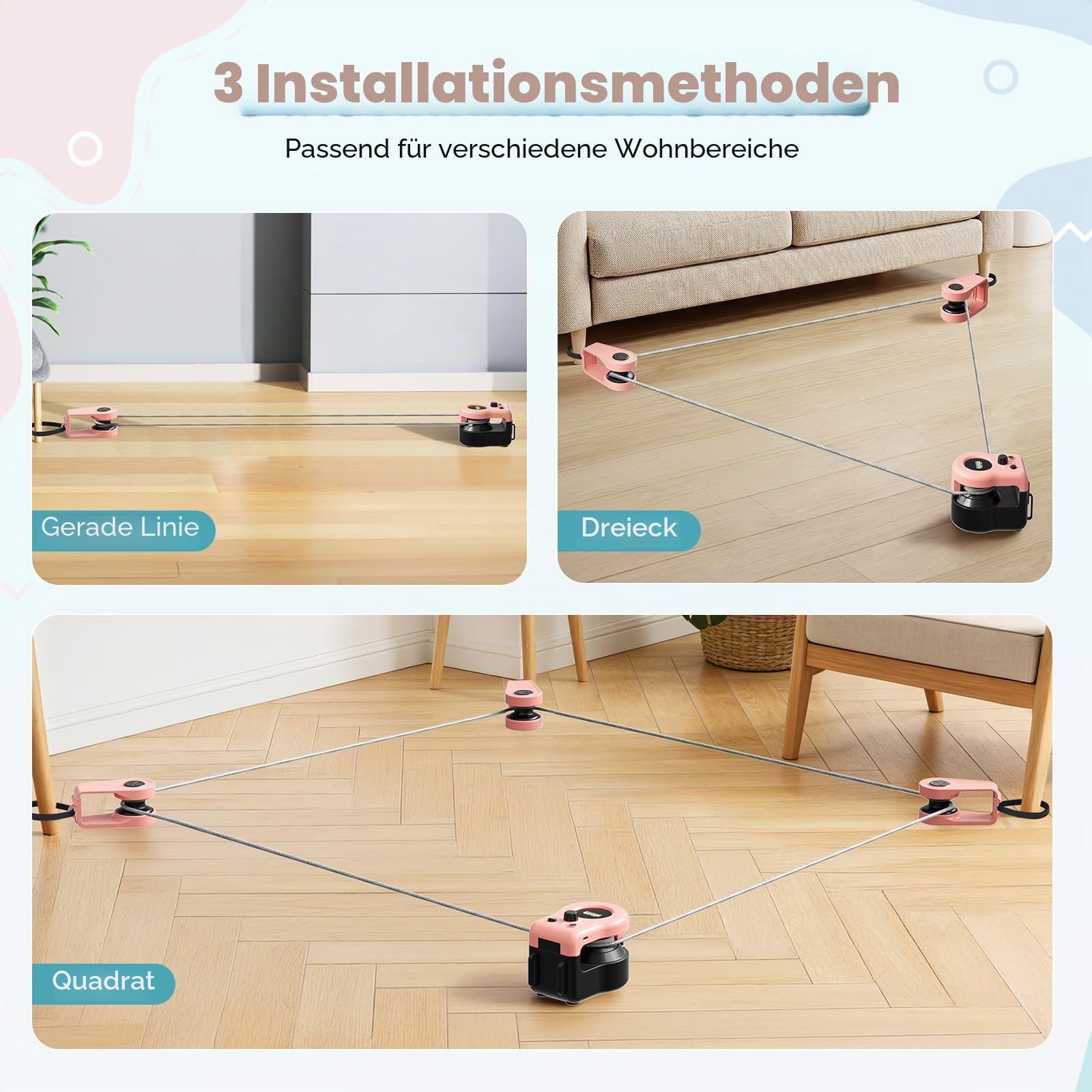 Interaktives Katzenspielzeug für Drinnen, Laufband, automatisch/ferngesteuertes Katzenspielzeug, einstellbare Geschwindigkeit, simuliertes Katzenjagdspielzeug (Rosa)