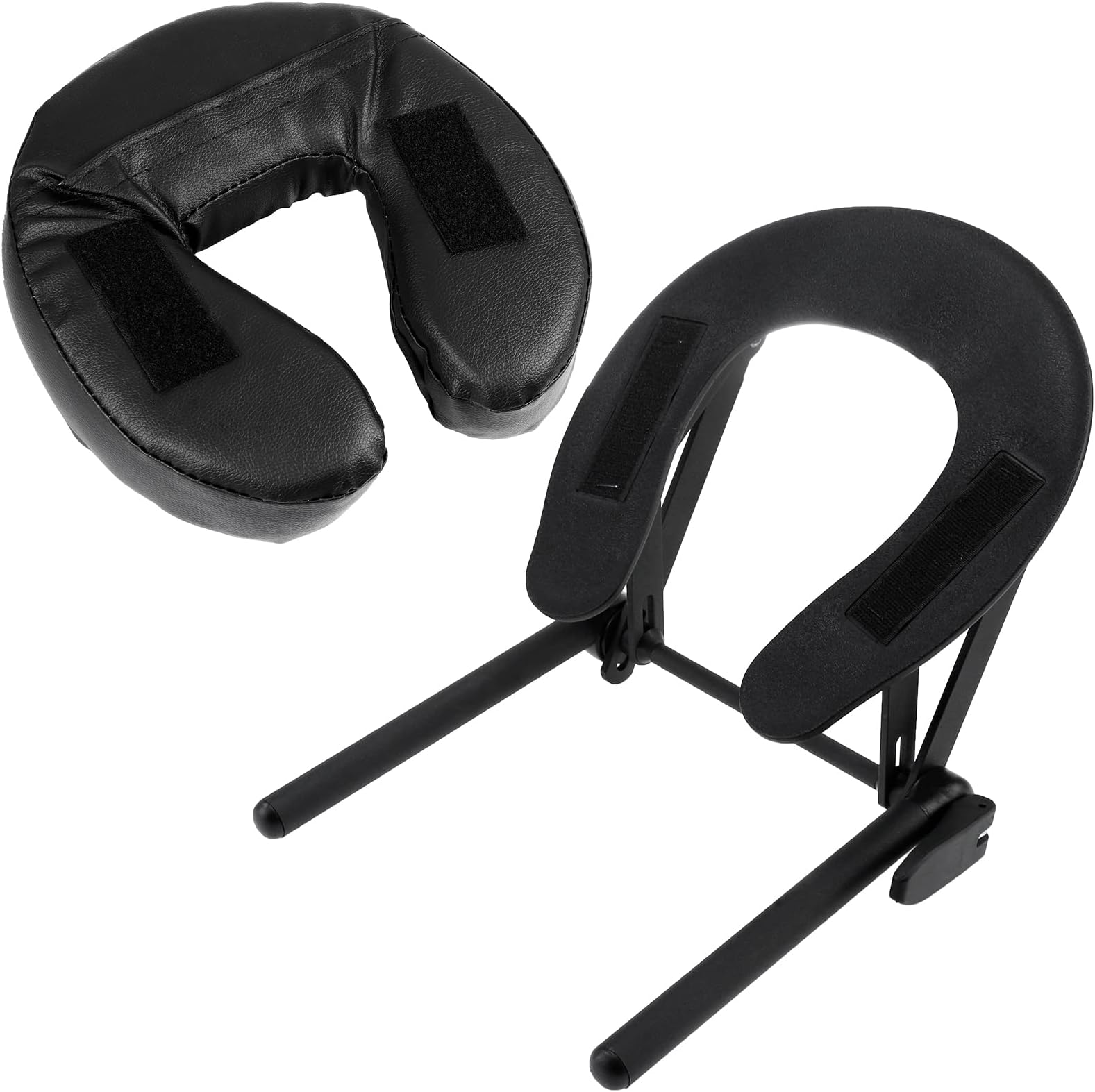 VARIPOWDER Adjustable Massage Table Face Cradle with Pillow Cushion Massage Table Bed Chair Headrest ＆ Face Pillow Massage Platform Head Rest Cushion Cradle for Salon Home Mattress Top Massage Kit