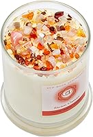 Vista 7 de New Moon Beginnings Vela de chakra sacro, velas de chakra, juego de 6 velas de té, naranja, ciprés, aroma a musgo de roble