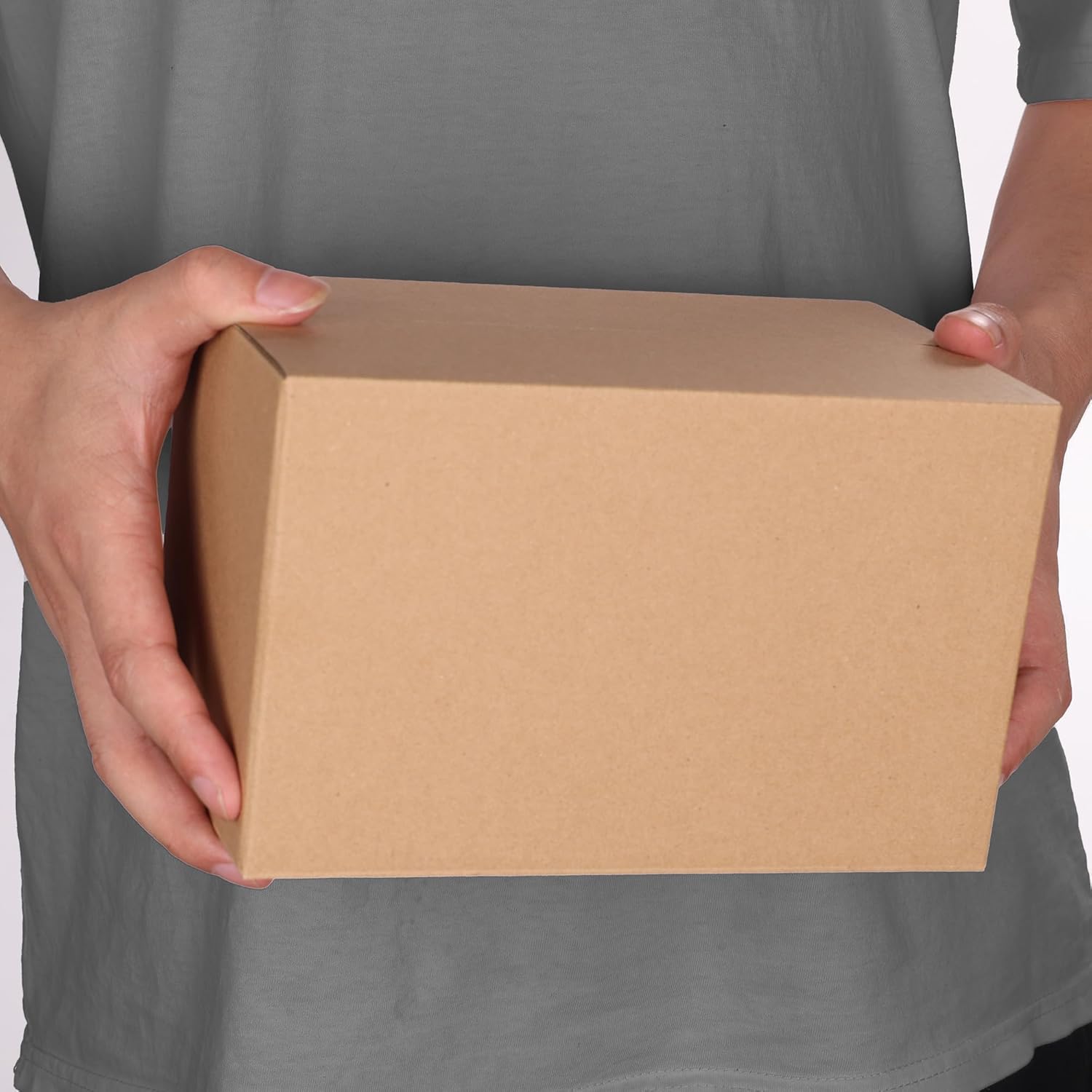 CRUGLA 40 Packs 8x5x5 Shipping Boxes for Small Business, Corrugated Cardboard Boxes Bulk for Shipping Packing Mailing