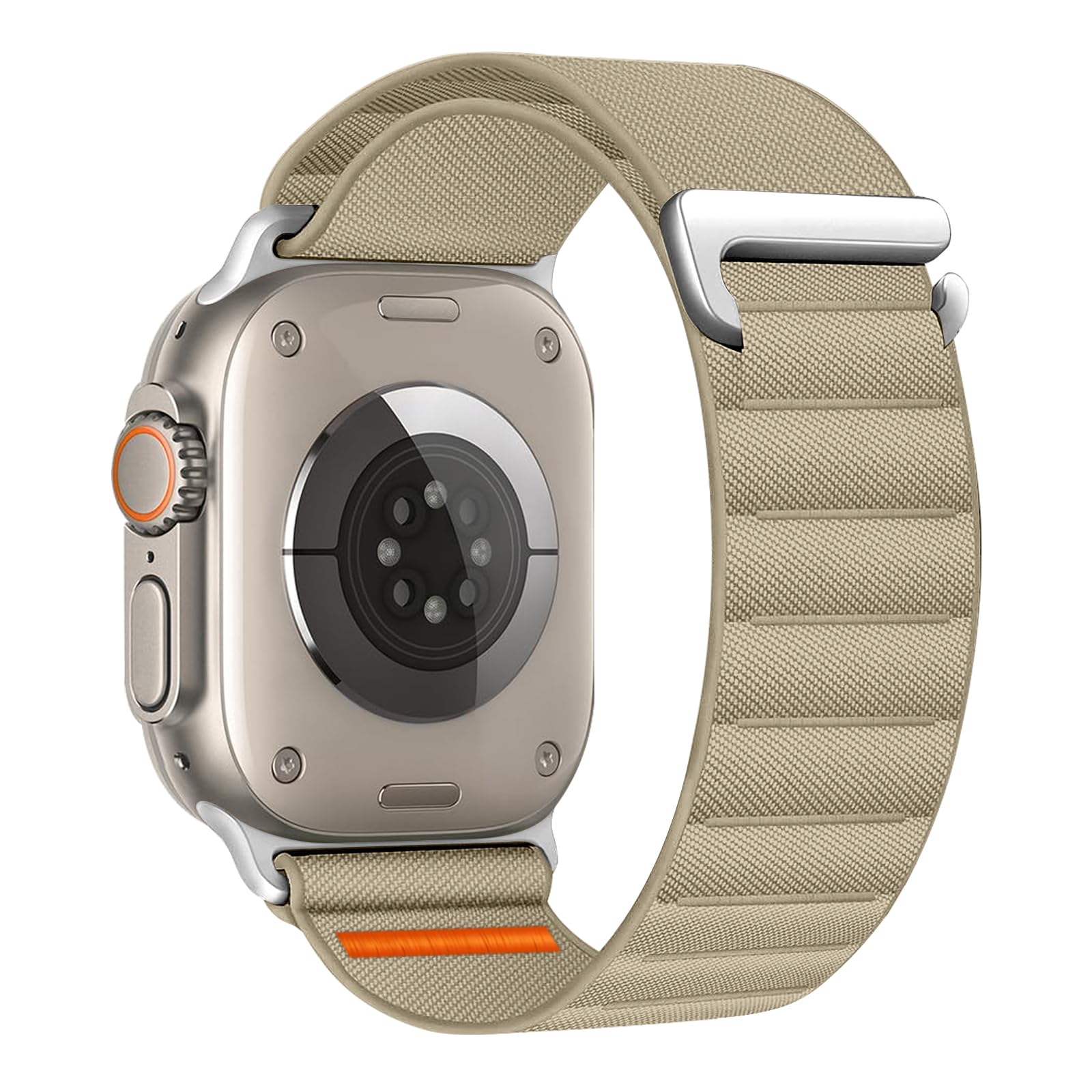 Zspoly Alpine Loop Nylon Armband Kompatibel mit Apple Watch Armband 45mm 44mm 46mm 49mm 42mm 40mm 41mm 38mm, Stoff Sport C-Haken Nylon Band für iWatch Ultra 3 2 SE Series 11 10 9 8 7 6 5 4 3 2 1