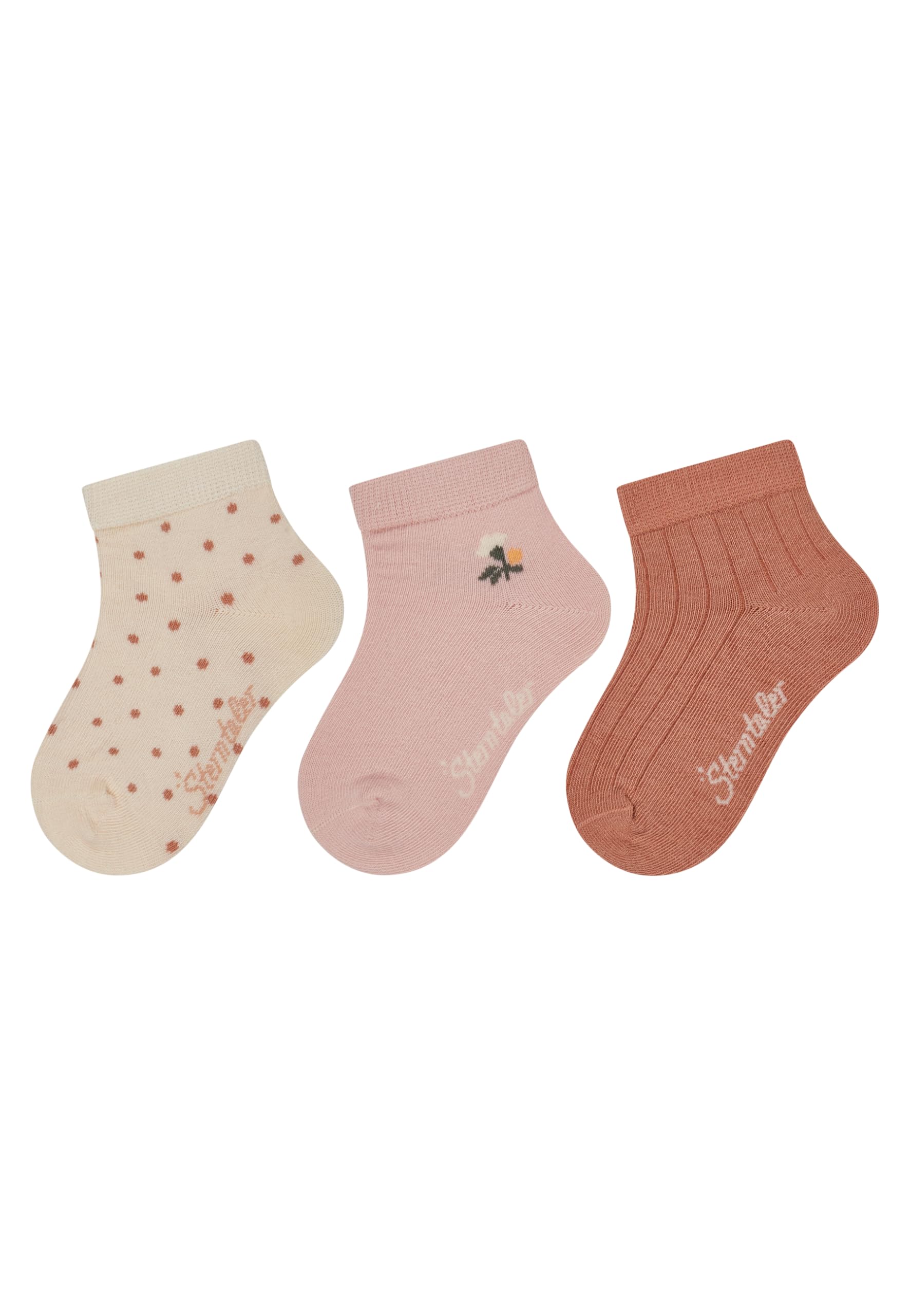Sterntaler Mädchen Socken 3er Punkte Socken 3er Punkte