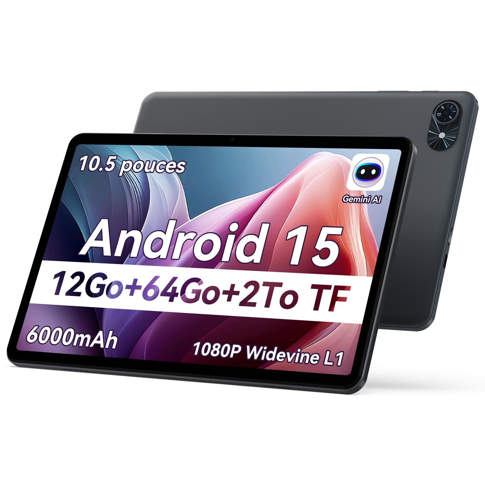 TABWEE T80 Android 15 Tablet with Keyboard - 18GB RAM + 128GB ROM