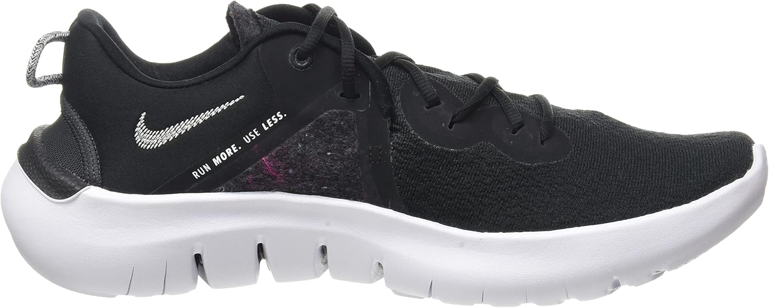 Nike Men's Flex 2021 Running Shoe (9.5, Black/Dark Smoke Grey/White, Numeric_9_Point_5) - Image 6