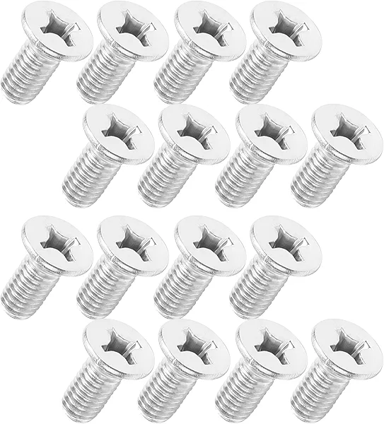 SCUARI 8PCS Automobile Brake Disc Screws,Rotor Screws,Car Accessories,Front Disc Brake Caliper Bolt,Stainless Steel Retaining Bolt for Front and Rear,Replaces Part Number 93600-06014-0H(16PCS)