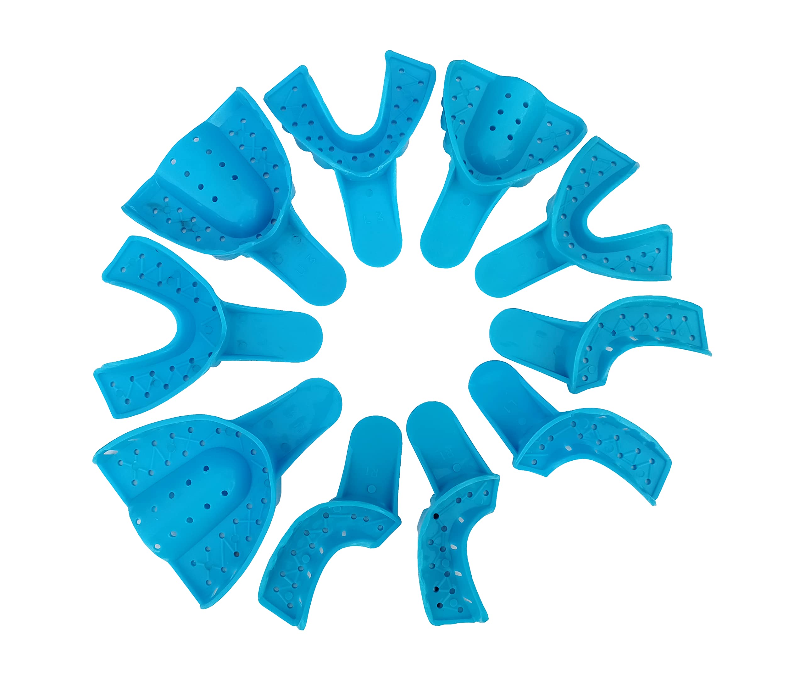 KJCDental Plastic Autoclavable Alginate Impression Tray (Blue-Pack of 10pc) (B0C57D6XMB) Amazon Price History, Amazon Price Tracker