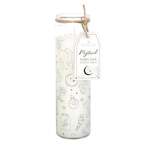 Mystical White Sage Tube Candle - 7 Day Prayer, Cleanse