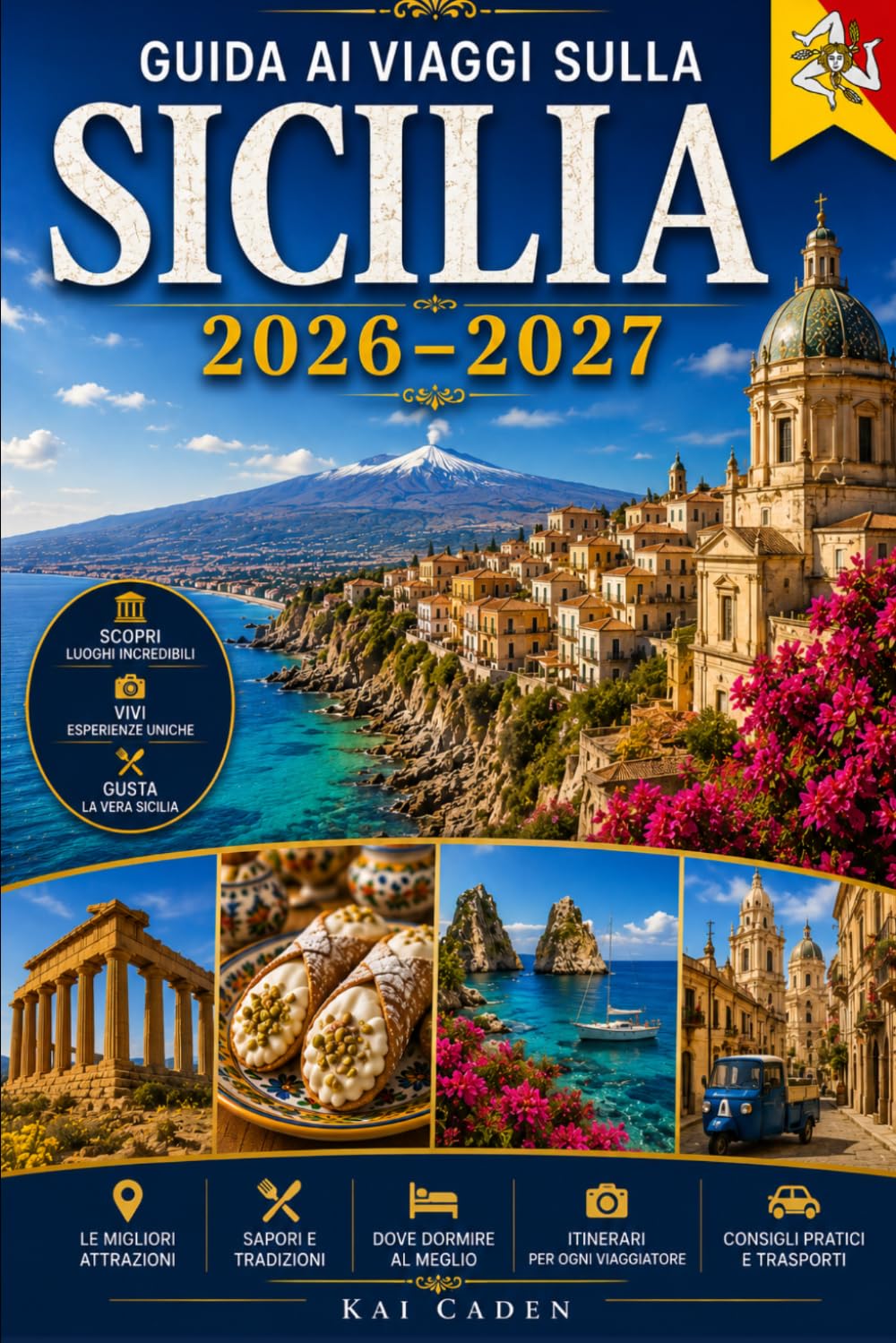 Guida ai viaggi sulla Sicilia 2026–2027: Esplora Palermo, Catania, Taormina, Siracusa, Cefalù, il Monte Etna, la Valle dei Templi, le migliori ... visitatori alla prima volta, coppie, famiglie