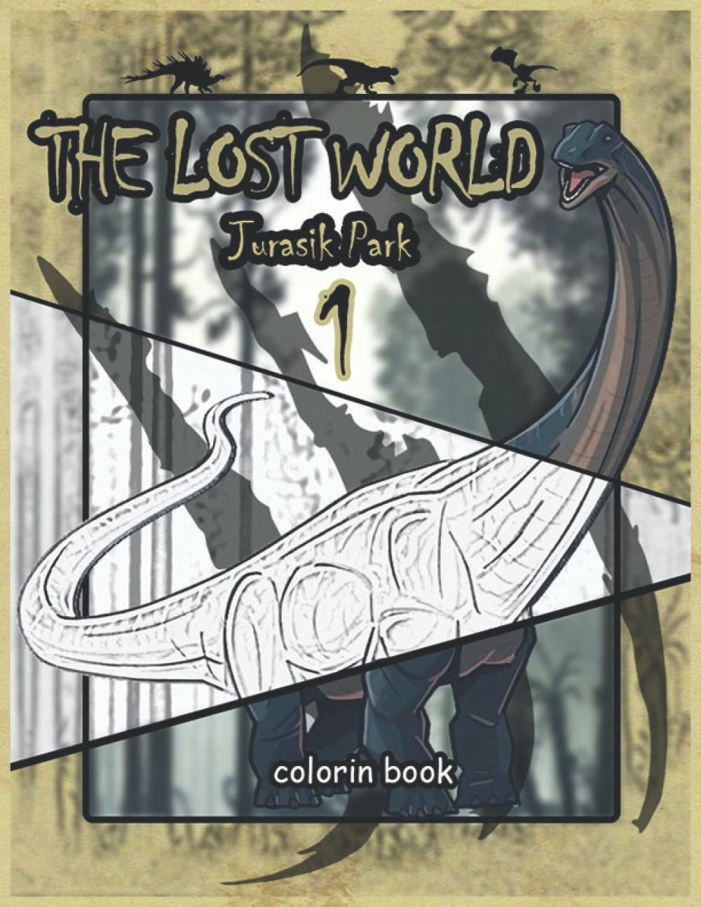 The Lost World Jurasik Park 1 Coloring Book T Rex | Desertcart KUWAIT
