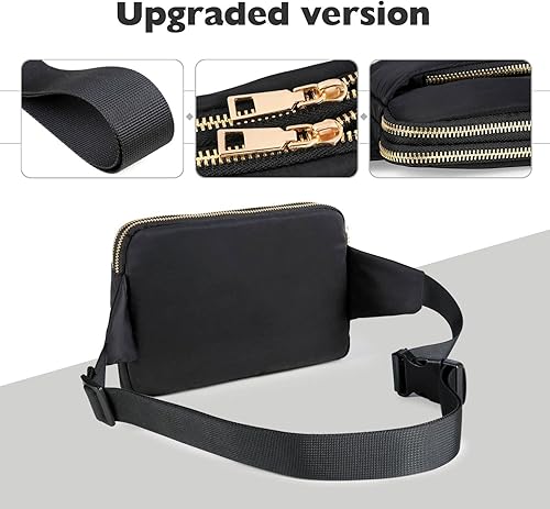 Miniatura 7 de Riñonera para mujeres y hombres, riñonera para niñas, niños, adolescentes con múltiples bolsillos, bolsos casuales de cadera para viajes,