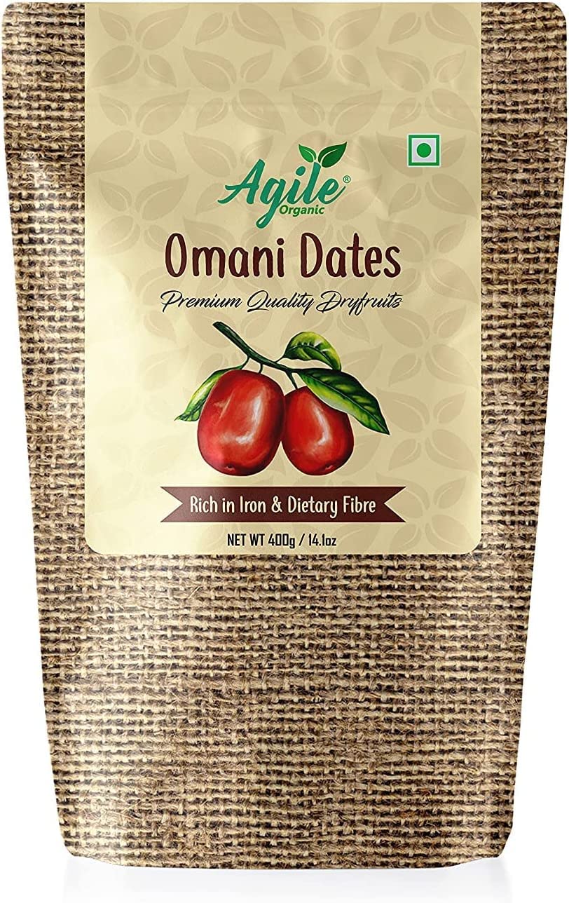 AOZA Agile Organic® Omani Dates, 400g