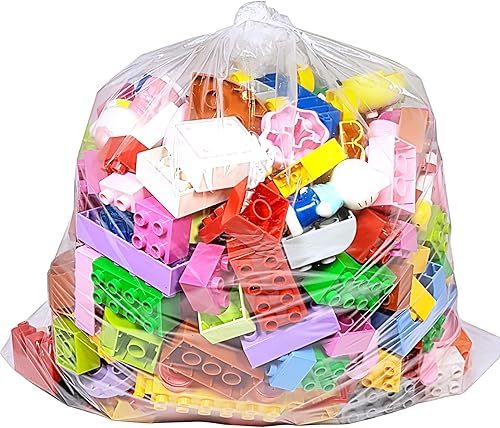 Miniatura 5 de Wowfit 30 bolsas de polietileno de plástico transparente de 18 x 24 pulgadas, 1.1 mil, ideales para almacenamiento de alimentos, embalaje y más (18