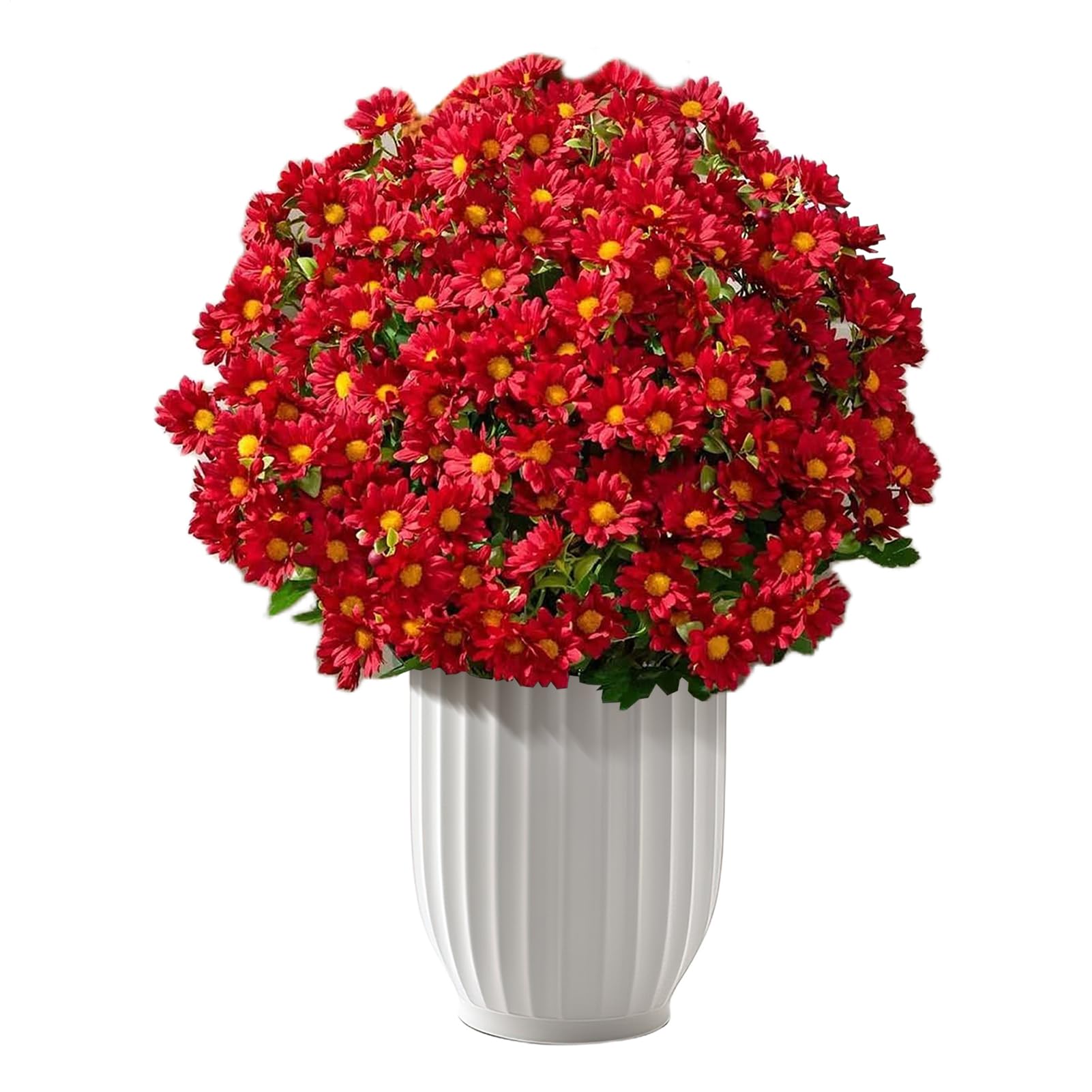 Marguerites artificielles d'automne anti-UV pour en finir avec les plantes fanées