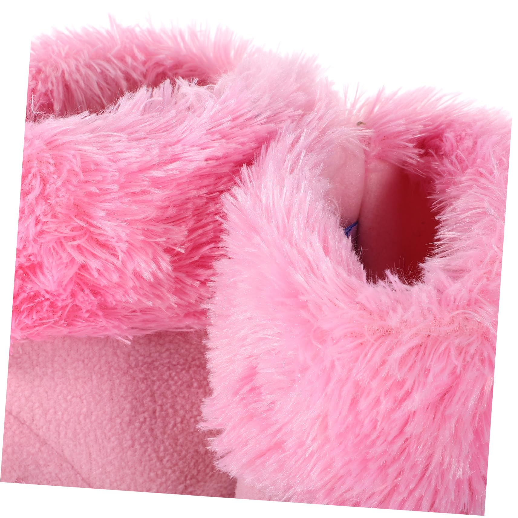 Veemoon 1Set Electric Foot Warmer Shoes with Plush Winter Heating Slippers for Cozy Feet Removable and Washable Design for Cold Weather