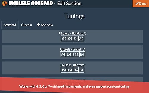 Ukulele Notepad - Tab Editor