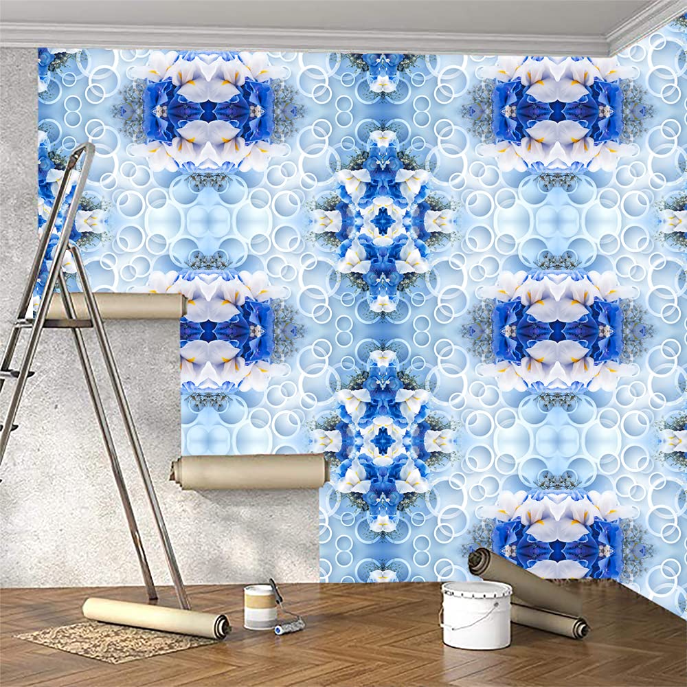 Creative Print Solution Vinyl Wallpaper for Living Room, Bedroom, Kitchen Room, Hall, Study Room,Table,Home Wallpaper Vinyl Sticker Size 16x96 inch (Style No CPS024, Mutlicolor