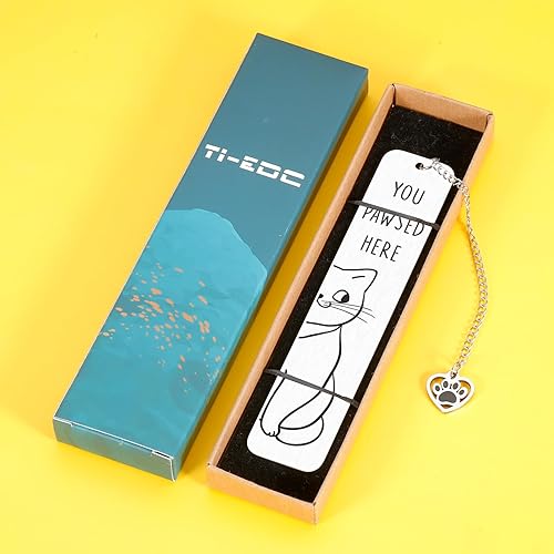 Miniatura 7 de Marcadores de gatos para mujeres y hombres, regalos para amantes de los gatos para mujeres, regalos de cumpleaños para el día de San Valentín para
