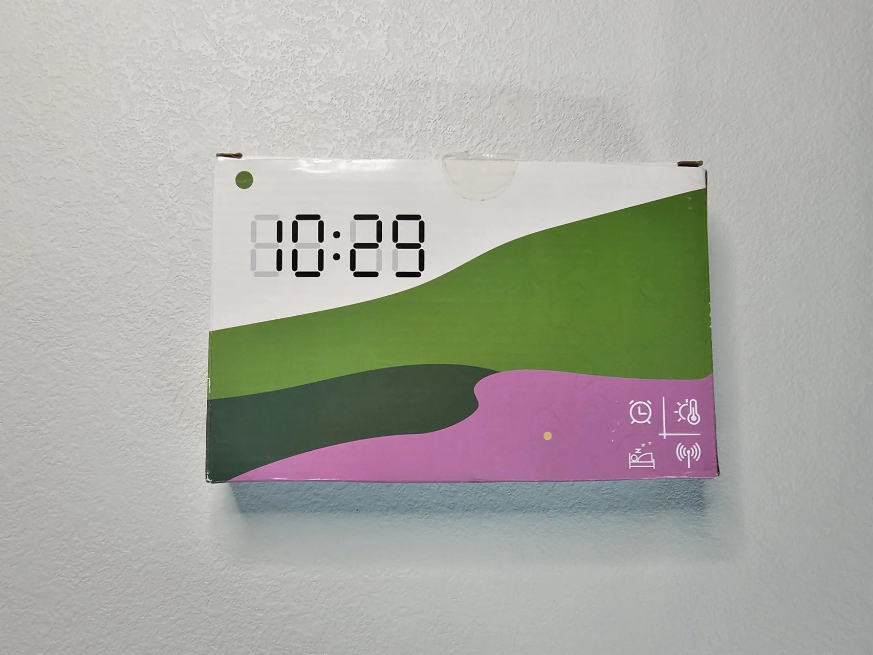 Quigo Large Digital Wall Clock Battery Operated Display Day Date ...