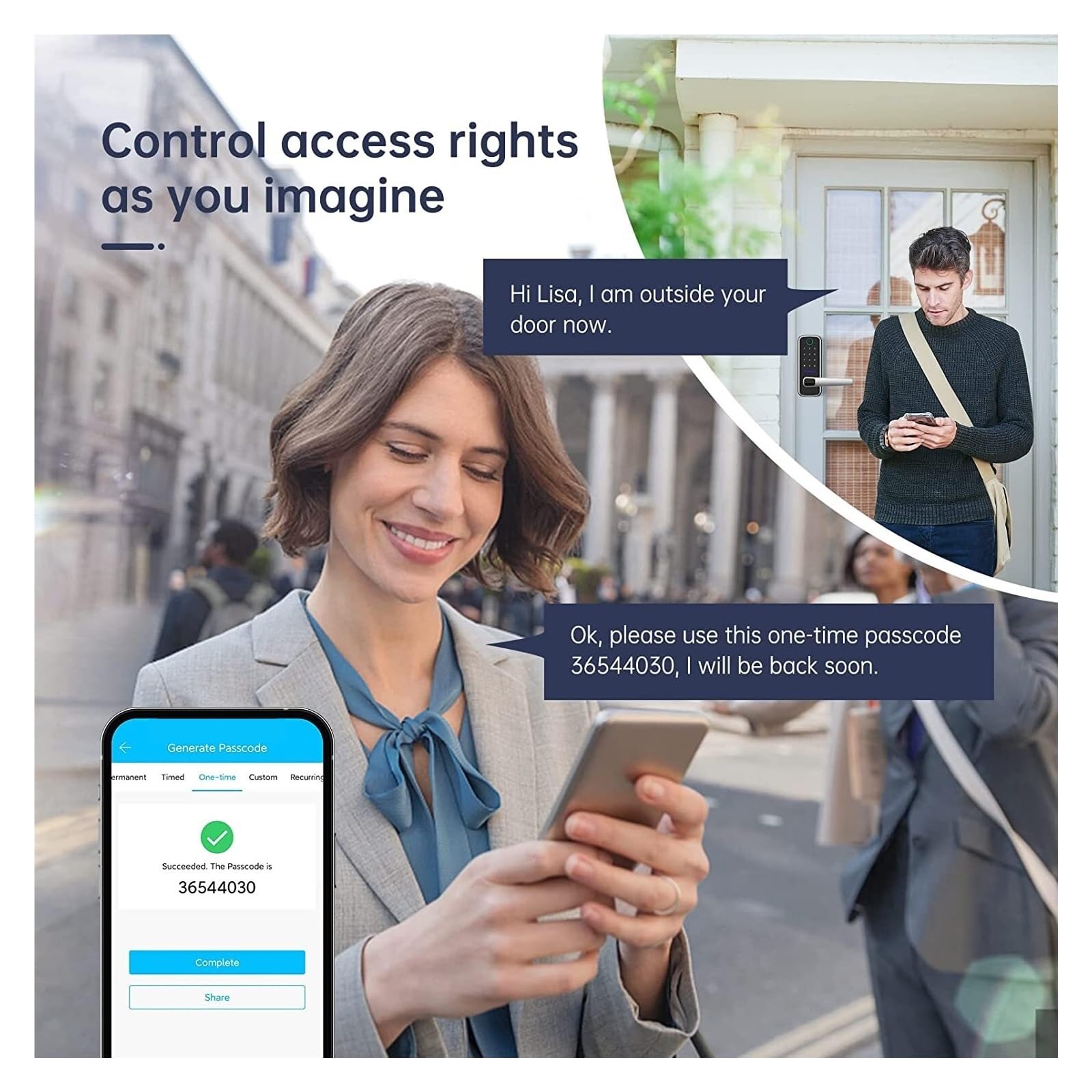 Tuya Wifi Biometryczny Zamek Z Czytnikiem Linii Papilarnych Inteligentny Do Drzwi Tuyaa Pilot Aplikacji Odblokuj Dostęp Bezkluczykowy Elektroniczny Cyfrowy Wysoki Poziom BezpieczeńStwa(BLACK,22X195R)