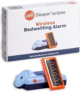 Eclipse Wireless Bedwetting Alarm for Kids and Older Children - Effective Enuresis Solution and Bed Wetting Sensor, Night Bedwetting Alarm