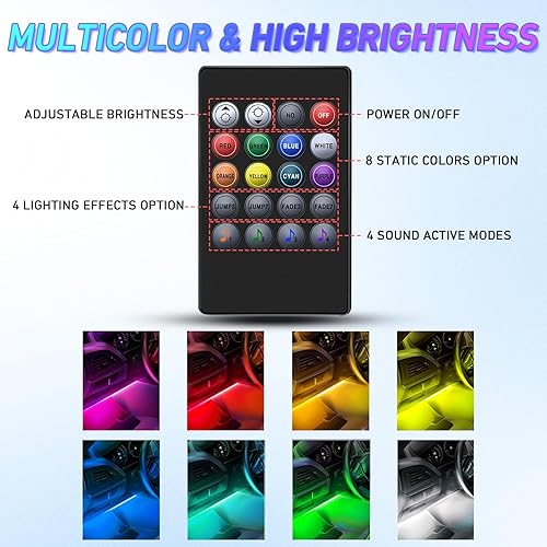Miniatura 3 de Tira de luces LED impermeables para auto, tira de luz para camión, luces interiores para estribo para camiones, barra de luz LED para portón trasero