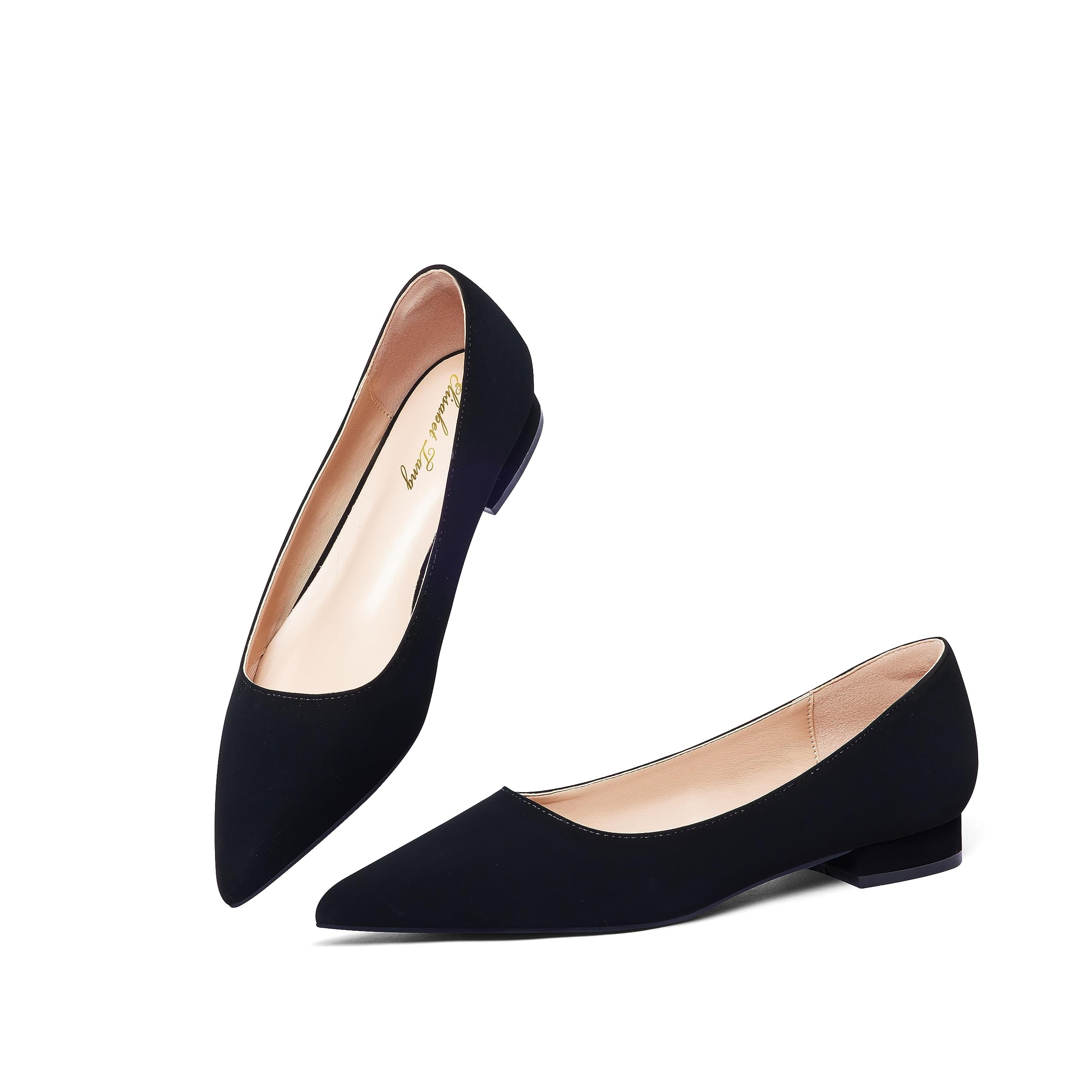 Zhabtuc Bailarinas Mujer Zapatos Planos con Punta Elegantes Zapatos Slip-on Bailarinas Clásicas con Punta Cerrada Ballet Flats