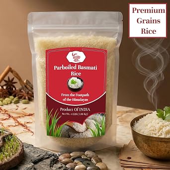BolBom Minikit Rice Authentic Premium Parboiled Smelty Diabetics Organic White Rice - IET-4786 Century Chana Ma Rice, Nutritious, Gluten-Free, Protein-Rich for Cooking Healthy Food-4 Lbs