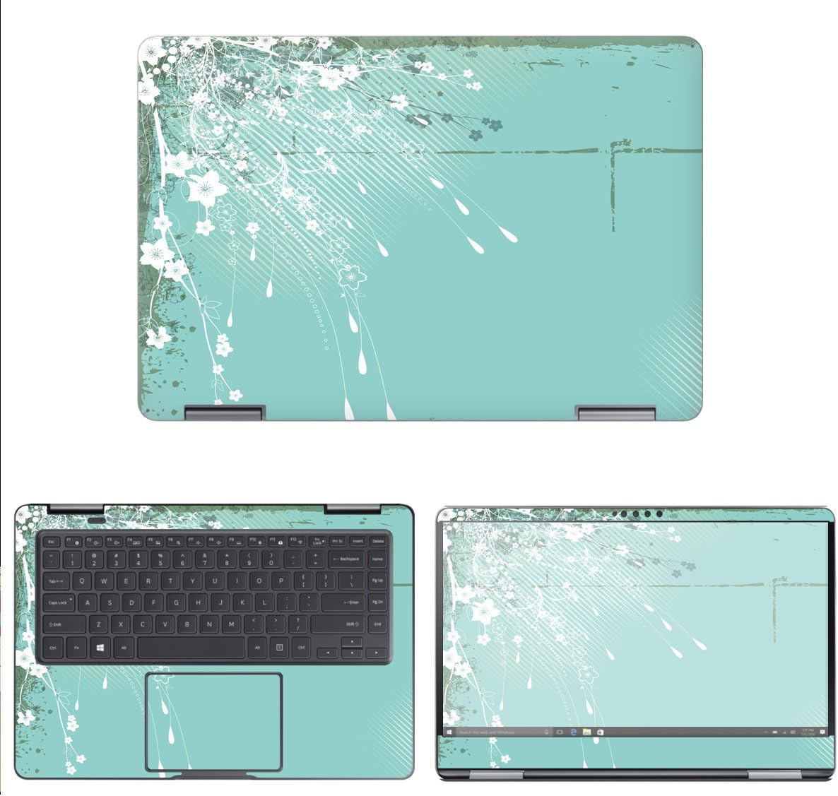Decalrus - Protective Decal Floral Skin Sticker for Samsung Notebook 9 Pro 15 NP940X5M (15.6" Screen) case Cover wrap SAntbk9pro15_np940x5m-78