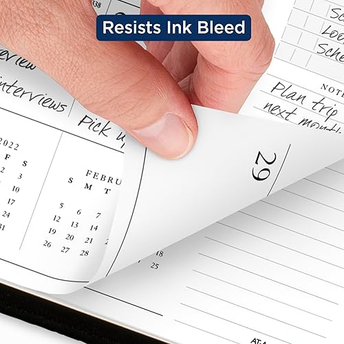 Miniatura 3 de AT-A-GLANCE 2024-2025 - Padfolio mensual ejecutivo de 13 meses, 9 x 11 pulgadas, negro, de enero de 2024 a enero de 2025, 7029005