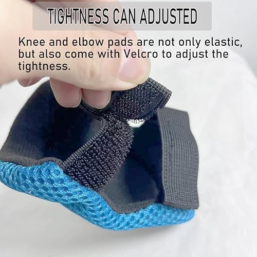 Miniatura 6 de GEQID - Rodilleras para niños, equipo de protección de 4 a 12 años, rodilleras y coderas con protectores de muñeca para patinaje, ciclismo,