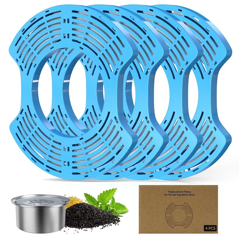 Filtro para Fonte de Água para Cães com Carvão Ativado Baofum, Pacote com 4