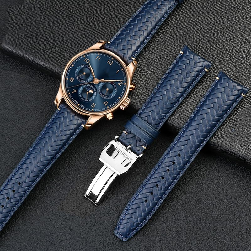 Bracelet montre cuir pour IWC IW500713 remplace votre boucle usée - 3