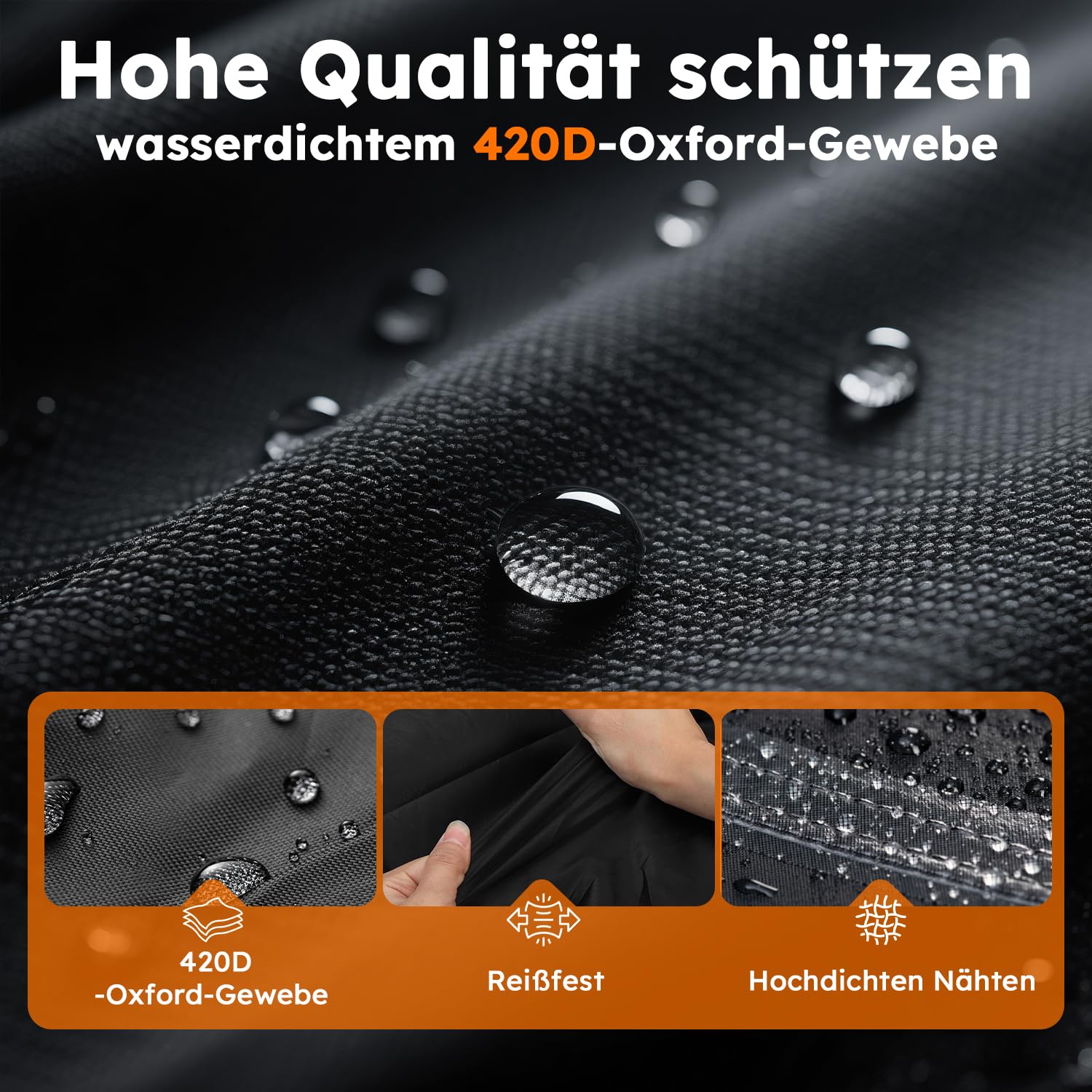 Couverture de Piscine Ronde Piscine Bâche Solaire,Portable Patio Rond Gonflable Bain à Remous Couverture de Spa,Oxford 600D résistant aux déchirures pour Extérieur Spa Baignoire (Φ200*30cm)
