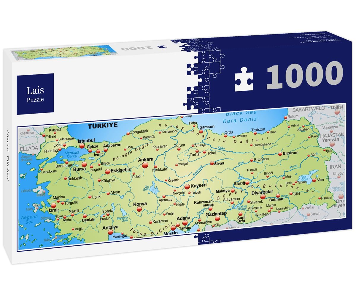 Lais Puzzle Istanbul, Capitale della Turchia 2000 Pezzi