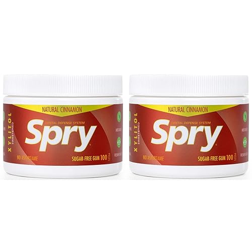 Spry Fresh - Goma de mascar con xilitol natural, sistema de protección de los dientes, sin aspartamo, sin azúcar