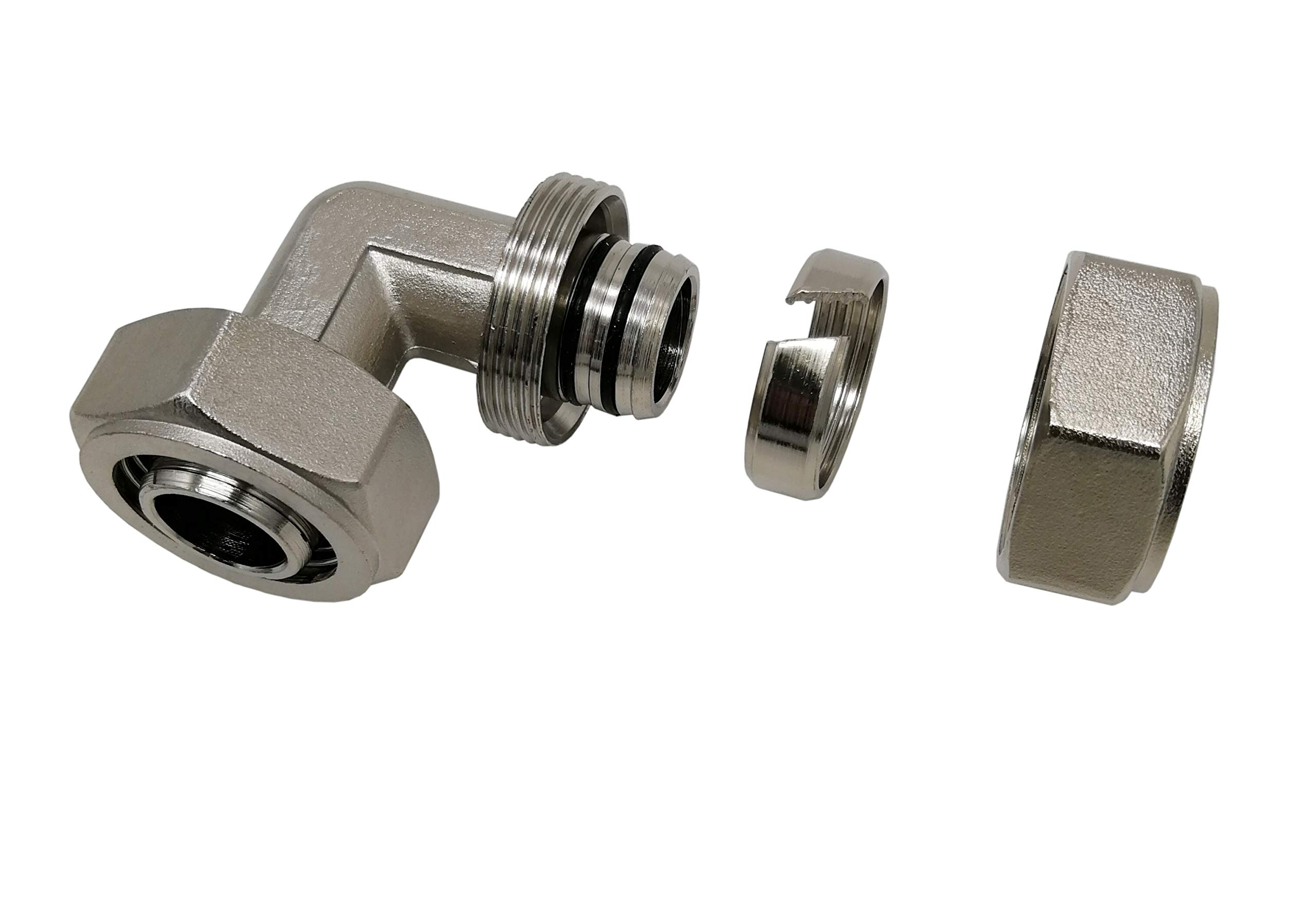 Ajuste de codo igual de 3/4 pulgadas, ajuste de tubo para sistema de tubos de 3/4 pulgadas, paquete de 2