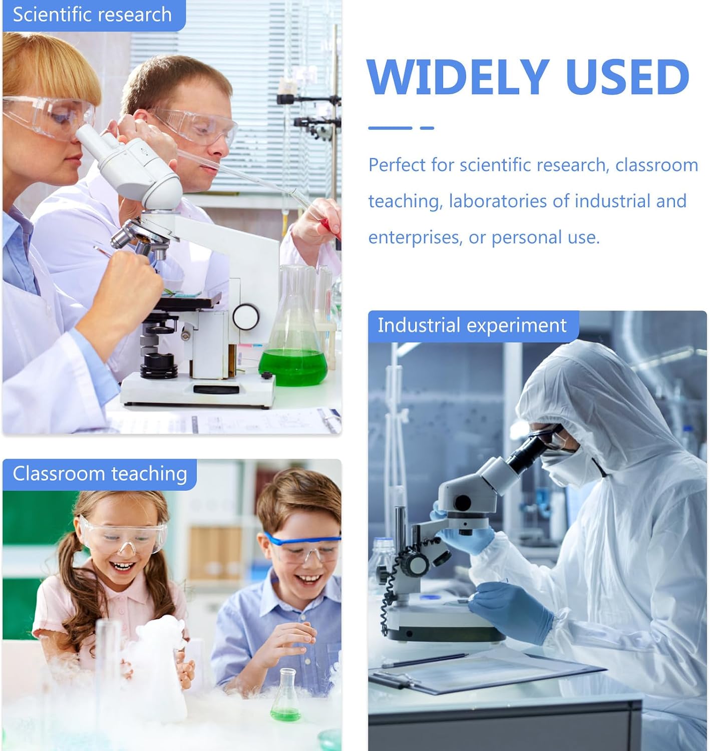2Pcs Laboratory Condenser Cleaning Brushes with 5-Ball Design, Portable Tube Cleaning Brushes for Scientific Experiment Glassware and Lab Equipment Maintenance